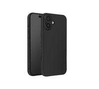 Coque pour iPhone 16 Silicone Souple Design Fin Léger Noir