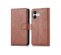 imoshion imoshion Étui de télephone portefeuille iPhone 16 Marron Marron