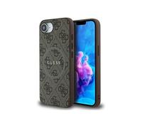 Coque pour iPhone 16e - 4G Ring Classic Classic Logo MagSafe (GUHMPSE4G4GFRW) - Marron