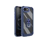Coque pour iPhone 16e Bague Magnétique Support Vidéo Bleu