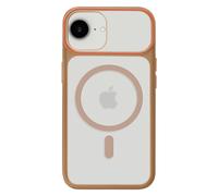 Coque pour iPhone 16e Conception Bi-Matière Compatible MagSafe Marron