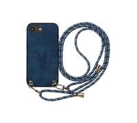 Coque pour iPhone 16e Cordon Détachable Bleu nuit