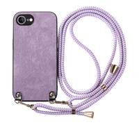 Avizar Coque pour iPhone 16e Cordon Détachable Violet