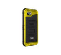Coque pour iPhone 16e en Silicone Étanche IP68 et Antichoc Noir / Jaune