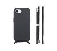 Coque pour iPhone 16e en silicone Noir