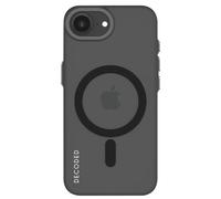 Coque pour iPhone 16e MagSafe Antimicrobe Soft Touch Gris