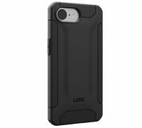 Urban Armor Gear Coque Scout iPhone 16e – Conforme aux normes militaires, bords surélevés – Noir
