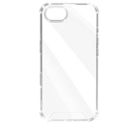Akashi, étui en silicone iPhone 16 Coins antichocs, Transparent