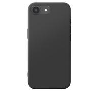 Coque pour iPhone 16e Silicone Flexible Toucher Gomme Akashi Noir