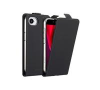 Coque pour iPhone 16e Similicuir Noir