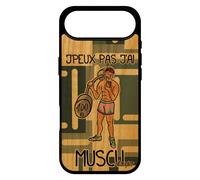 Coque Pour Iphone 17 Air Bois Veritable Silicone J'peux Pas J'ai Muscu Portable Telephone Musculation Fitness 512 Go Mobile Sport