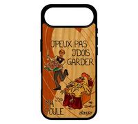 Coque Pour Iphone 17 Air En Bois Silicone Je Peux Pas J'dois Garder Ma Poule Texte Solide Housse Humour Bd Jpeux Smartphone Cartoon