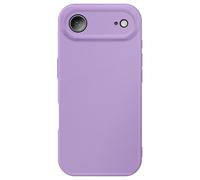 Coque pour iPhone 17 Air Modèle Soft-Touch en Silicone Souple Anti-dérapant Violet clair
