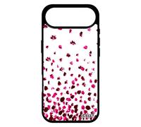 Coque Pour Iphone 17 Air Silicone Confettis Pois Motif Telephone Color¿ Design Petales Rose Original Etui Texture Romantique 4g De