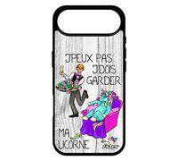 Coque Pour Iphone 17 Air Silicone J'peux Pas J'dois Garder Ma Licorne Mobile Motif Gris Je Texte Fille Humour Cartoon Case Tpu