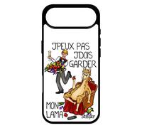Coque Pour Iphone 17 Air Silicone J'peux Pas J'dois Garder Mon Lama Texte Bande Dessinée Cartoon Humour Humoristique Etui Blanc Je