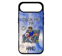 Coque Pour Iphone 17 Air Silicone J'peux Pas Y'a Hand Comique Supporter Tpu Je Case Texte Handball Bleu Bumper Dessin Drole Jpeux