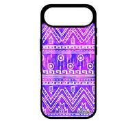 Coque Pour Iphone 17 Air Silicone Motif Azteque Metal Tribal Ethnique Decoratif 512 Go Portable Peinture Pas Cher Effet Violet Fond
