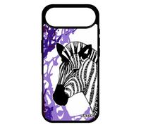 Coque Pour Iphone 17 Air Silicone Zebre Arbre Tanzanie Afrique Tribal Noir Violet Gel Graphique Dessin Peinture Housse Ethnique Art