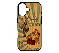 Coque Pour Iphone 17 Bois Silicone J'peux Pas J'dois Garder Ma Poule Mobile Coq Humour Bleu Je Bd Jpeux Cartoon Animal Case De
