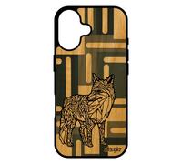 Coque Pour Iphone 17 Bois Silicone Renard Polaire Tribal Azteque Case Homme Dessin Noir Ethnique Fantaisie Geometrique Cubique 4g