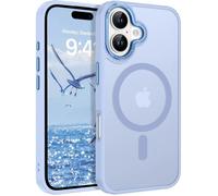 Coque pour iPhone 17 Compatible avec MagSafe, Housse Fine Antichoc Dos Anti Rayures pour iPhone 17 6,3 Pouces, Bleu Clair