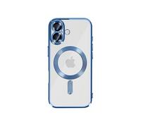 Avizar Coque pour iPhone 17 Compatible avec Contour Chromé Bleu