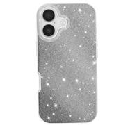 Coque pour iPhone 17 Conception Bi-Matière et Finition Pailletée Argent