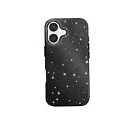 Coque pour iPhone 17 Conception Bi-Matière et Finition Pailletée Noir