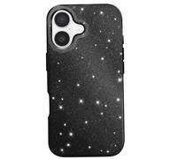 Coque pour iPhone 17 Conception Bi-Matière et Finition Pailletée Noir