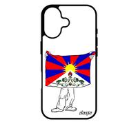 Coque Pour Iphone 17 En Silicone Drapeau Tibet Tibetain Asie Personnalis¿ Bouddha De Protection Case Bouddhisme Zen Made In France