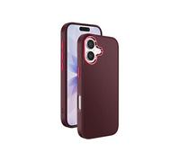 Coque pour iPhone 17 Finition Mat avec Contour Caméra Métallisé Bordeaux