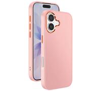 Coque pour iPhone 17 Finition Mat avec Contour Caméra Métallisé Rose