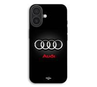 Coque Pour Iphone 17 Logo De Voiture Audi Gris Et Rouge