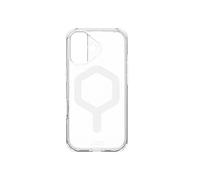 Urban Armor Gear Coque Plyo MS iPhone 17 – Charge sans fil/magnétique – Ice/Blanc