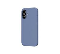 Coque pour iPhone 17 MagSafe en Silicone Antichocs Oléophobe Bleu