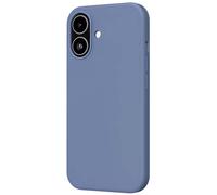 Coque pour iPhone 17 MagSafe en Silicone Antichocs Oléophobe Bleu