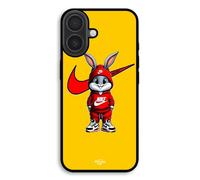 Coque Pour Iphone 17 Mini Bugs Bunny Nike Logo Just Do It Fond Orange Maniacase