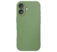 Coque pour iPhone 17 Modèle Soft-Touch en Silicone Souple Anti-dérapant Vert pâle