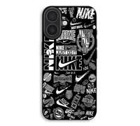 Coque Pour iPhone 17 Nike air logo Download Nike Graffiti Noir et blanc