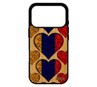 Coque Pour Iphone 17 Pro Bois Silicone Drapeau Armenie Armenien Smartphone Motif I Love Foot Case Coupe Du Monde Euro Coeur Jo De