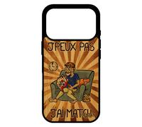 Coque Pour Iphone 17 Pro Bois Silicone J'peux Pas J'ai Match Handball Antichoc Comique Humour Coupe D'europe Etui Dessin Texte