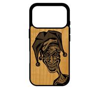 Coque Pour Iphone 17 Pro En Bois Silicone Joker 1000 Go Bande Dessin¿E Design Rigide Telephone Etui Horreur Comics Super Heros