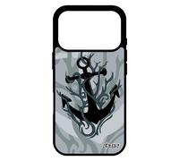 Coque Pour Iphone 17 Pro En Silicone Ancre Tatouage Symbole Mer Smartphone Pirate Old School Algue De Bateau Artistique Marine Feu