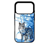 Coque Pour Iphone 17 Pro En Silicone Renard Roux Dessin Nature Montagne Feuilles Animal Fleur Bleu Azteque Housse De Protection 4g