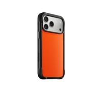 Coque pour iPhone 17 Pro MagSafe Cadre Renforcé en TPU Antichocs Noir / Orange