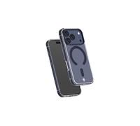 Coque renforcée MagSafe iPhone 17 Pro METAL 2m Transparente Contour Métal Bleu + Garantie à vie Force Case