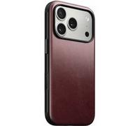Coque pour iPhone 17 Pro MagSafe en Cuir Horween Antichocs Nomad Bordeaux Bordeaux