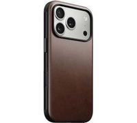 Coque pour iPhone 17 Pro MagSafe en Cuir Horween Antichocs Nomad Marron foncé Marron foncé