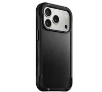 Coque pour iPhone 17 Pro MagSafe en Cuir Horween Rigide Antichocs Noir